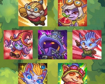 Bandle Tale Icons Cross Stitch Patterns League of Legends
