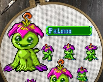 Palmon Cross Stitch Patterns Digimon