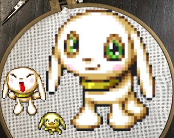 Salamon/Plotmon Cross Stitch Patterns Digimon