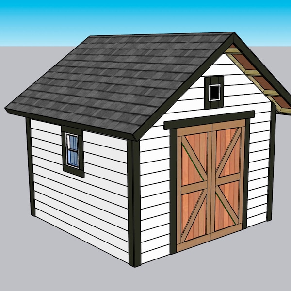 10x10 Gable Shed