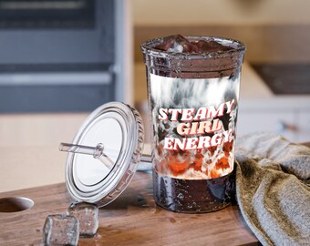 Taza Acrílica Steamy Girl Energy / Humo Etéreo