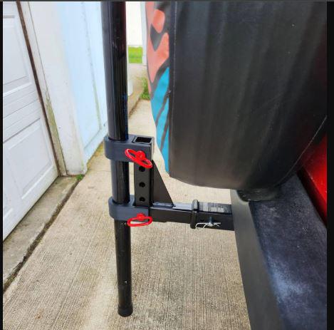 Poste Spiderbeam de 12 metros (SOPORTES) para usar con su enganche receptor. Diámetro interior de 2,25 pulgadas. Lea la descripción a continuación.