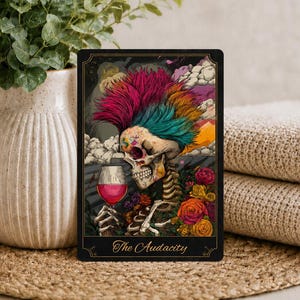 The Audacity Tarot Card WATERPROOF Sticker