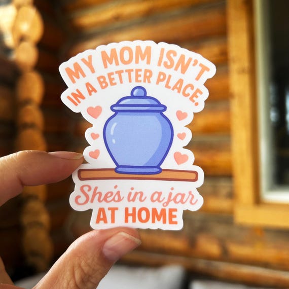 Dead Moms Club Sticker – Morbid Humor, Waterproof Vinyl