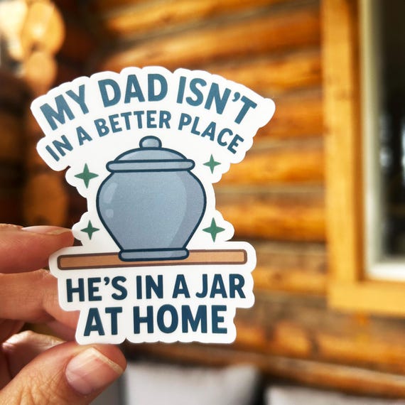 Dead Dads Club Sticker – Morbid Humor Waterproof Vinyl