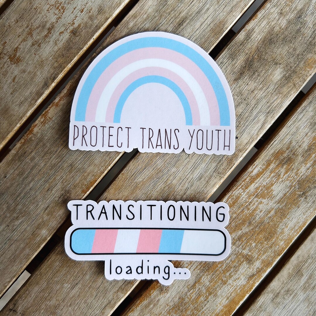 Trans Inside Sticker Transgender Stickers: Vinyl WATERPROOF Sticker - Etsy