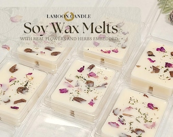 Floral Sojawachs Melts: Natürlicher Duft, handgegossen in den USA