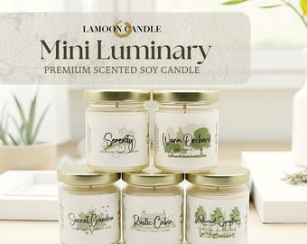 Duftkerze aus Sojawachs: Mini Luminary Collection, Hand gegossen