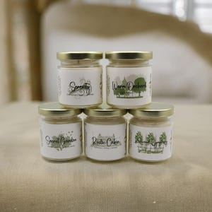 Soy Wax Candle | Premium Scented Candles | Hand Poured in USA | Non-Toxic Fragrance Oil | 3.5 Oz Mini Luminary Collection