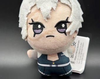 Chibi Anime Wind Swordsman Plush Keychain| 10cm Anime Style Warrior Bag Charm