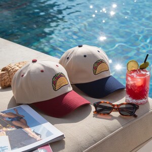Embroidered Taco Hat – Trump Always Chickens Out Embroidered Cap