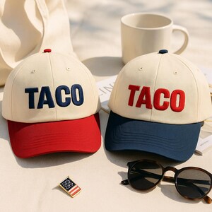 Embroidered Taco Hat – Trump Always Chickens Out Embroidered Cap