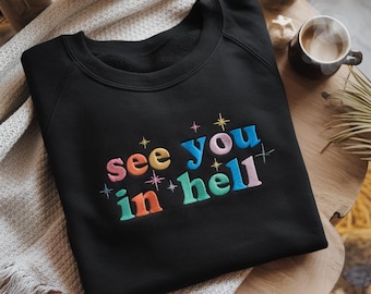 Embroidered LGBTQ Sweatshirt, Funny Gay Pride Shirt, Queer Clothing