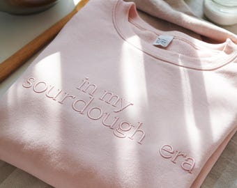 Custom Embroidered Crewneck Sweatshirt, Personalized Text Gift