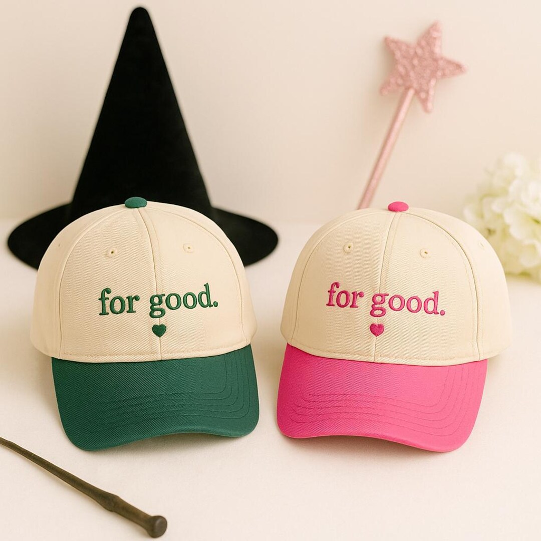 Embroidered 'for Good' Baseball Cap, Wizard Movie Fan Gift - Etsy