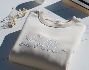 Embroidered Lolli Sweatshirt, Grandma Gift