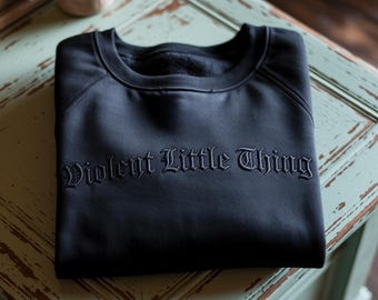 Fourth Wing Embroidered Sweatshirt, Book Lover Gift