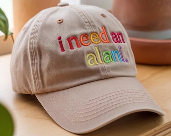 Embroidered 'I Need an Alani' Cotton Baseball Cap