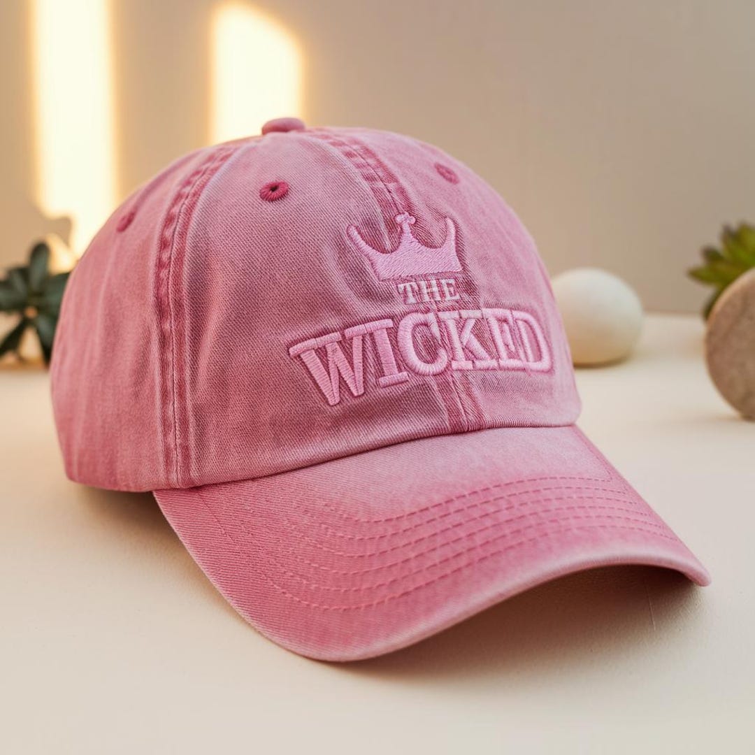 Wicked Embroidered Baseball Cap, Elphaba Glinda Fan Gift - Etsy display picture 2