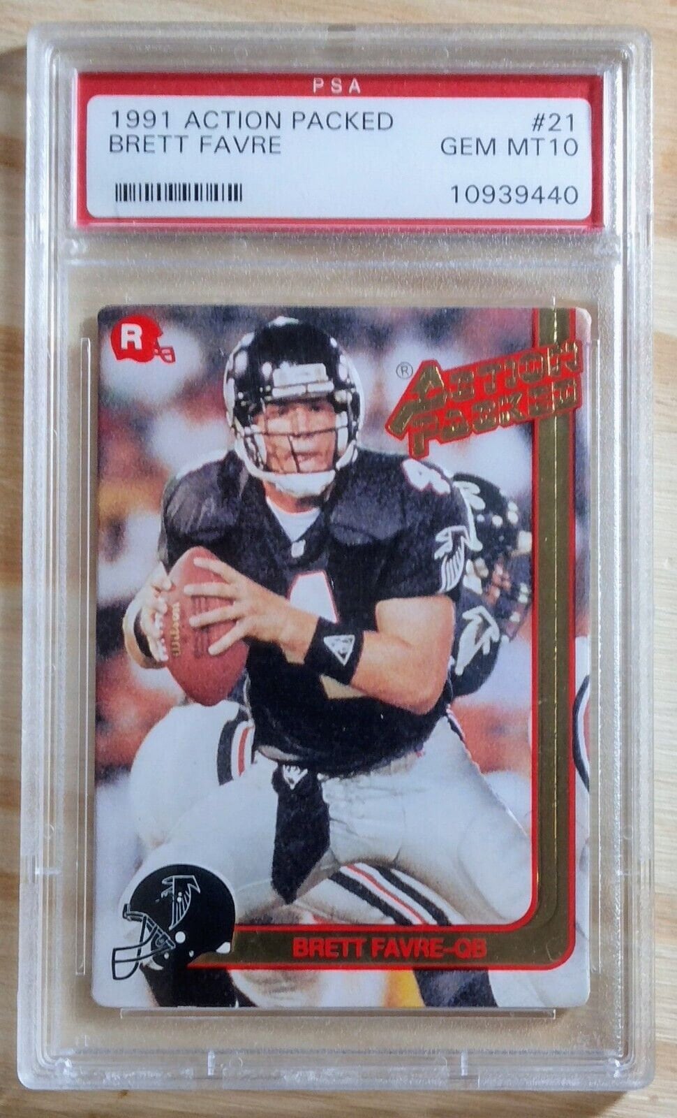 Brett Favre 1991 Action Packed 21 Rookie Card Graded PSA Gem Mint 10 ...