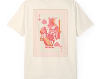 Queen of Hearts Shirt - Trendy Graphic Tee for Graphic Lovers