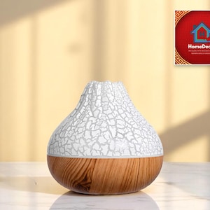 Volcano Aroma Diffuser | USB-Luftbefeuchter Mist | Luftreiniger Vernebler | Buntes Nachtlicht | Home Office Stück Lufterfrischer