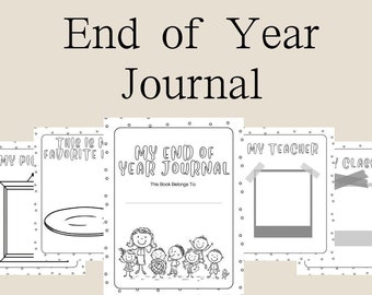 End of School Year Packet|Preschool, Kindergarten, 1st, 2nd, 3rd grade| Last Day of School Activity| Homeschool Digital Download