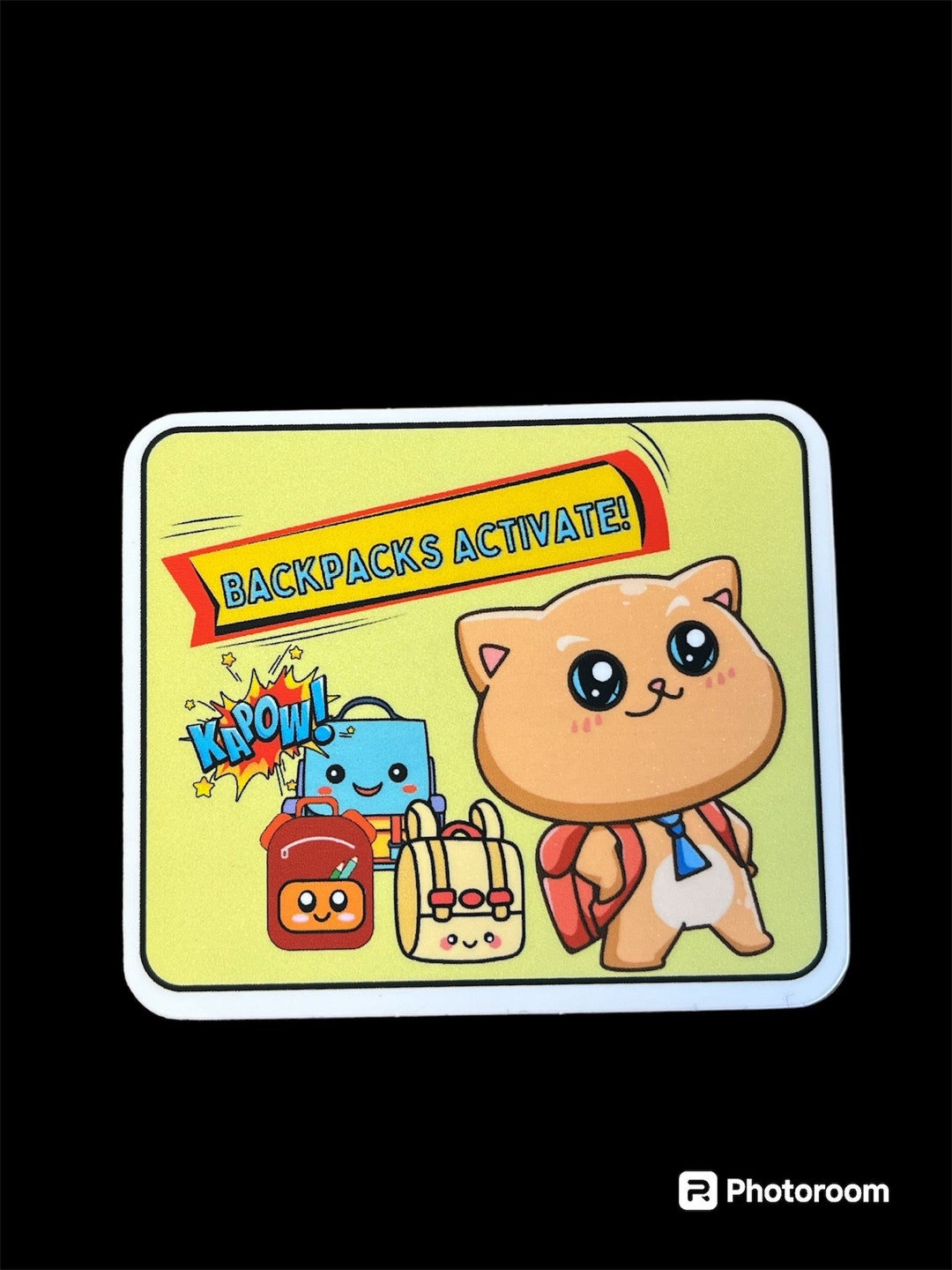 Cute Backpack Sticker - Etsy