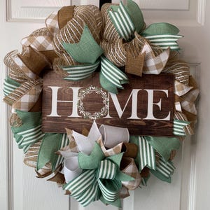 Warm and Cozy Rustic Home Wreath