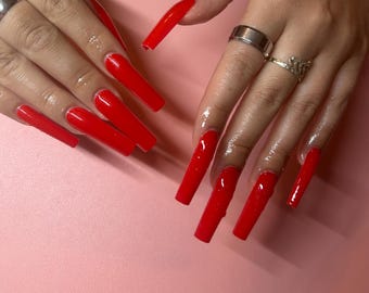 Maraschino Cherry Red Press Ons