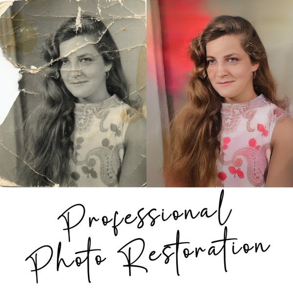 Old Photo Restoration Service, Restore Picture, Clear Photo Fix, Image Quality Enhance, Photo Repair Photo Quality Improve Photo Blur Remove