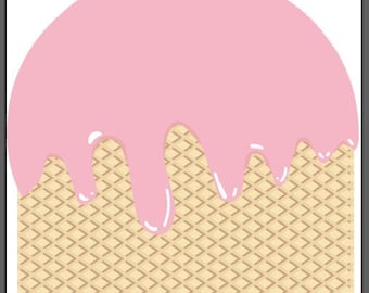 Ice cream Lollipops birthday props