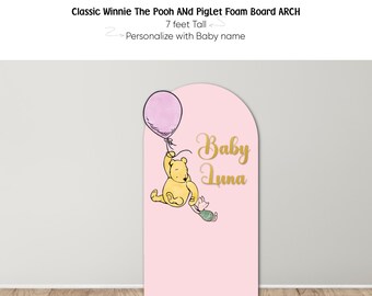 Winnie The Pooh Baby Shower Foam Board Arch Backdrop
