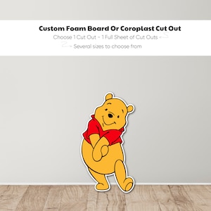 Recortes personalizados de cartón espuma o Coroplast, accesorios para fiestas con personajes personalizados, stand de impresión personalizado con temática de fiesta
