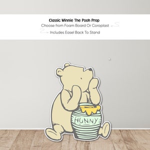 Classic Winnie The Pooh Foam Board Cut Out, Winnie The Pooh Baby Shower Foam Board Party Prop, Winnie The Pooh Standee