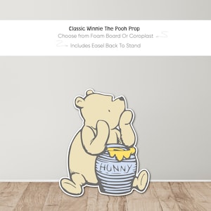 Classic Winnie The Pooh Foam Board Cut Out, Winnie The Pooh Baby Shower Foam Board Party Prop, Winnie The Pooh Standee