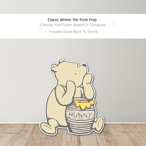 Classic Winnie The Pooh Foam Board Cut Out, Winnie The Pooh Baby Shower Foam Board Party Prop, Winnie The Pooh Standee
