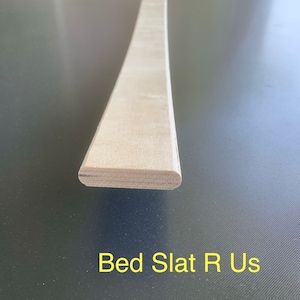 4 x Bed Slat Wood King Single Replacement Curved Sprung Top Quality image 2