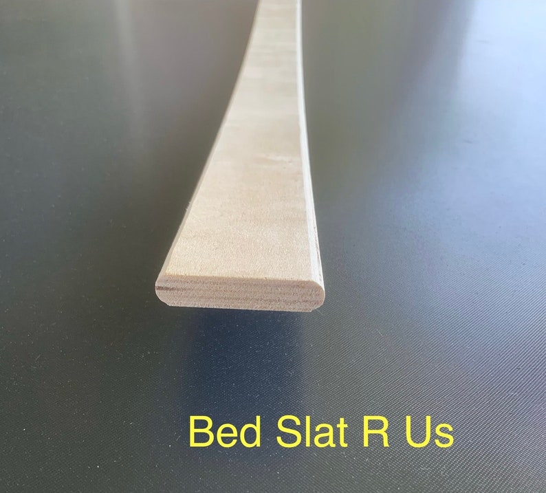 4 x Bed Slat Wood King Single Replacement Curved Sprung Top Quality image 2