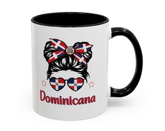 Dominicana Accent Coffee Mug | Perfect Gift for Coffee Lovers | Dominican Pride Mug | 11oz & 15oz | Unique Gift for Holidays