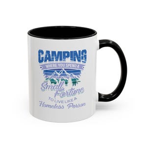 Camping Adventure Coffee Mug, Outdoor Enthusiast Gift, Hiking Coffee Cup, Cozy Campfire Mug, Nature Lover&#39;s Drinkware