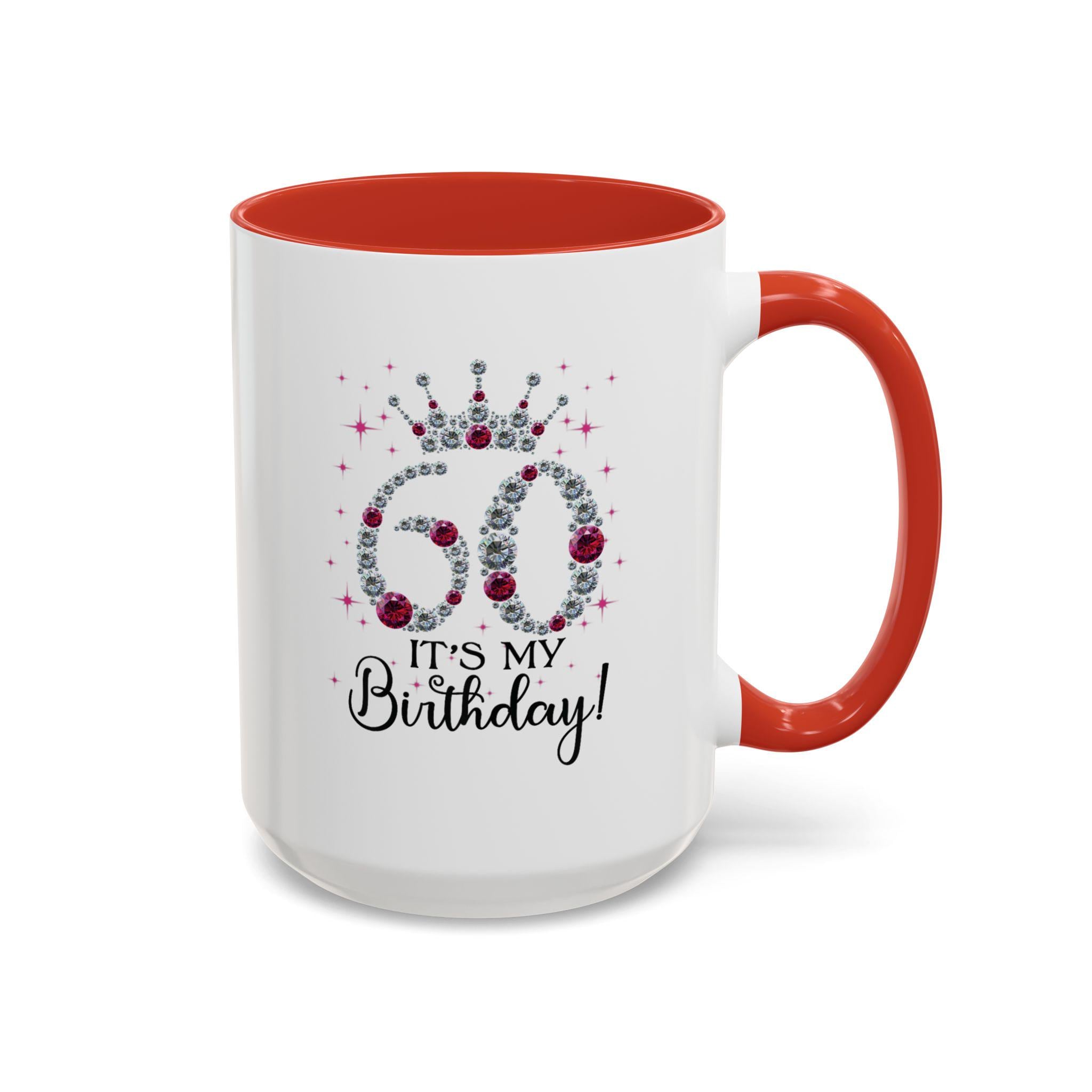 60th Birthday Accent Coffee Mug - Celebrate in Style, Funny Gift Idea for  Her, Unique Birthday Mug, Birthday Party Drinkware, [...] - Etsy