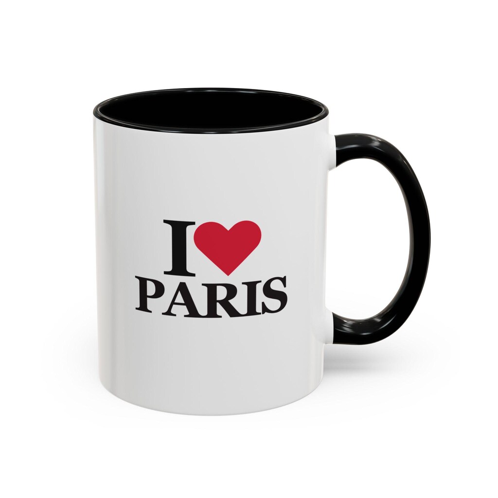 Tazza Decorativa I Love Parigi – Ceramica, Design Francese, Idea Regalo