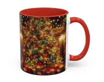 Christmas tree mug 11 and 15 oz personalized gift holiday gift