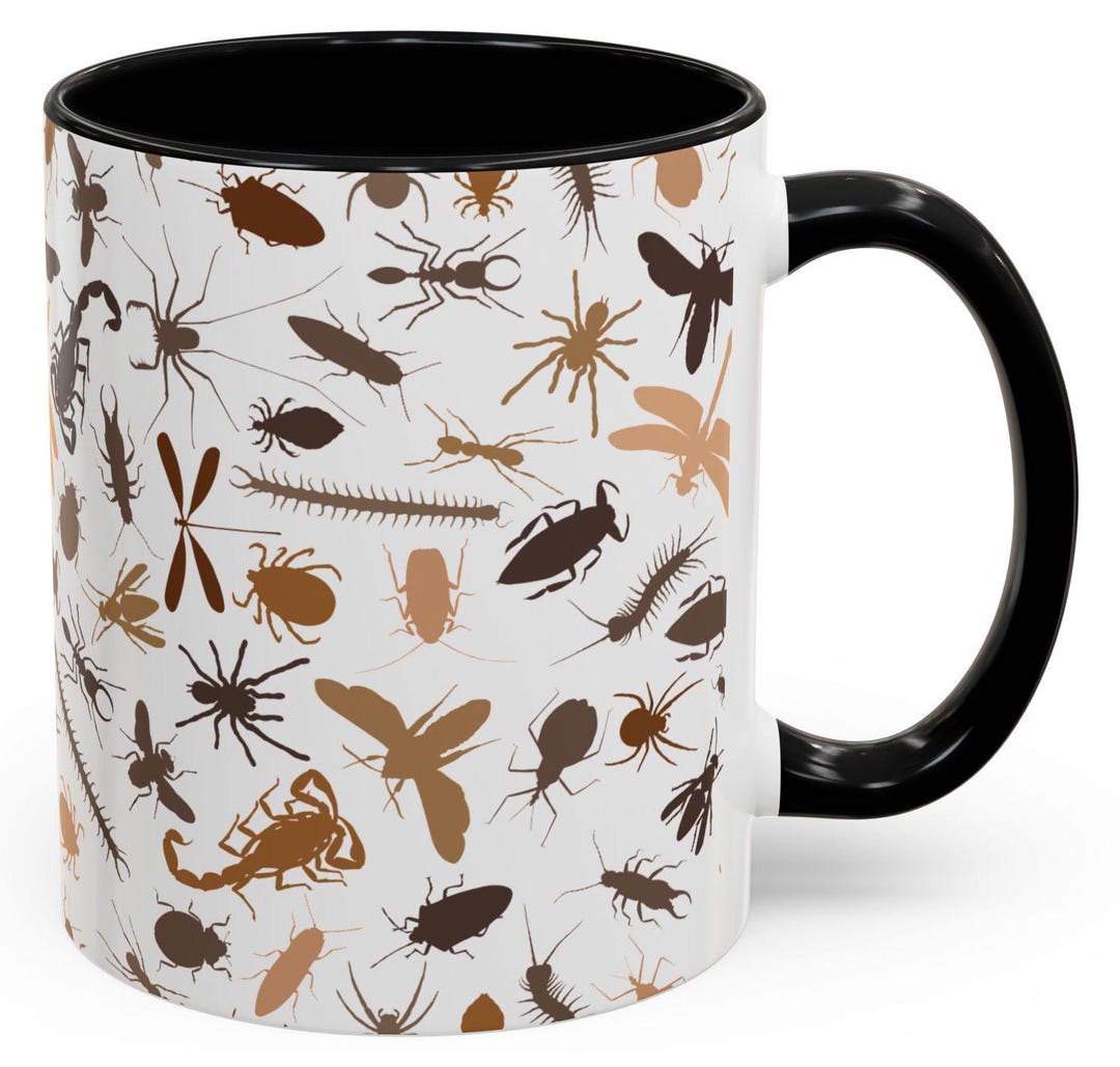 Insect Design Coffee Mug - Unique Home Decor, Funny Gift for ...