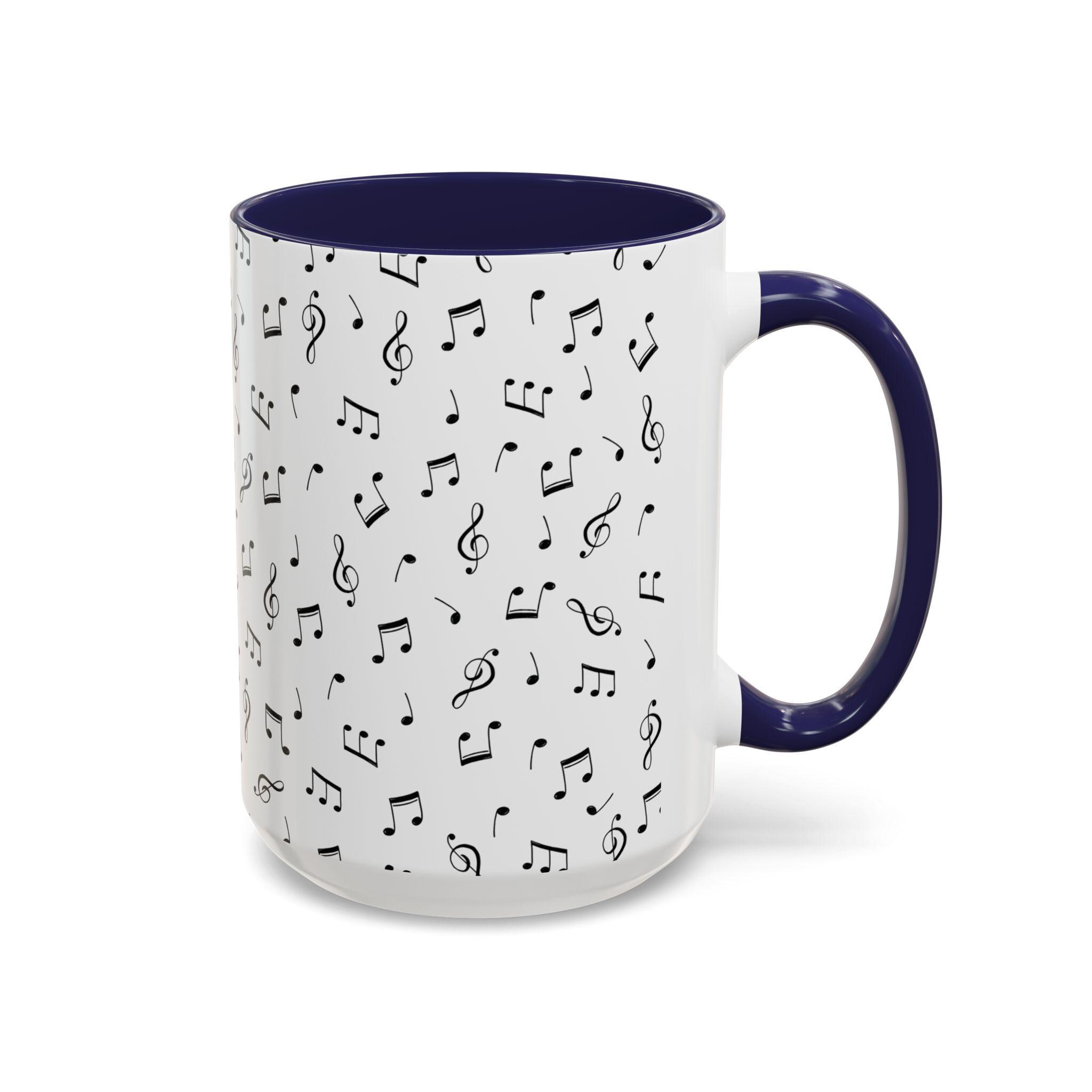 Musical Notes Coffee Mug for Music Lovers, Gift for Musicians, Black and  White Drum Coffee Cup, Music-themed Drinkware, Perfect For - Etsy