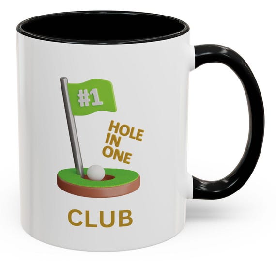 Golf Lover's #1 Hole in One Club Coffee Mug, Perfect Gift for Golfers,  Sports Enthusiasts, and Celebrating Achievements, 11oz 15oz - Etsy Israel