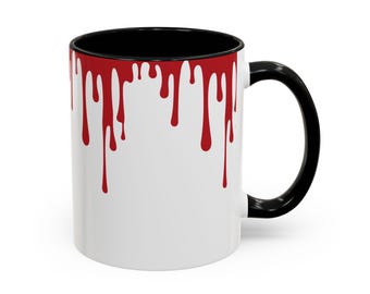 Bloedmok 11 of 15 oz gepersonaliseerd cadeau Halloween-mok Vampiermok
