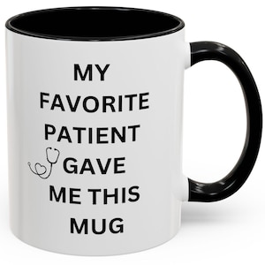 Custom Doctor Patient Coffee Mug, Ideal Gift for Healthcare Workers, Appreciation Mug for Nurses, Cute Mug for Holidays