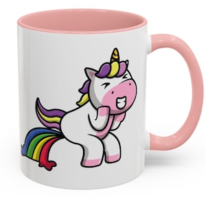 Unicorn Coffee Mug (11oz) personalized gift custom name mug unicorn lover gift funny mug fun cool trendy gift present holiday work mug
